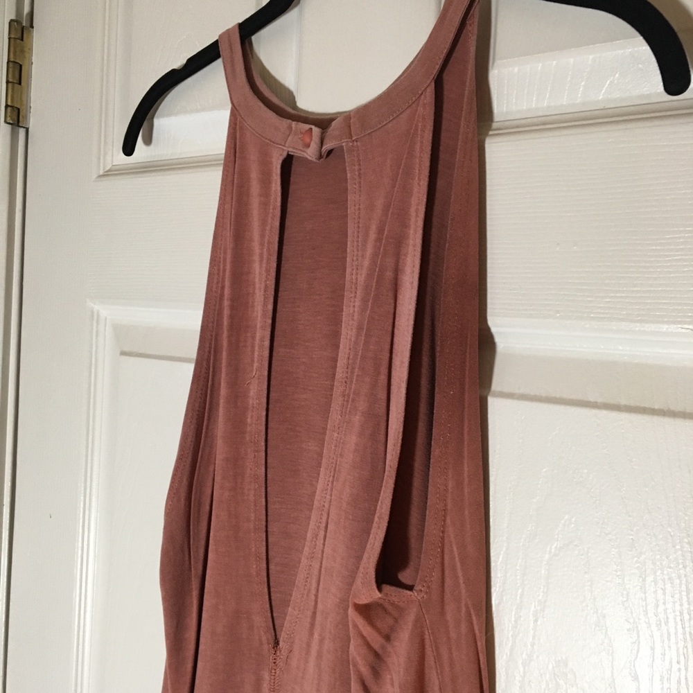 Hope’s Open-Back Halter Dress